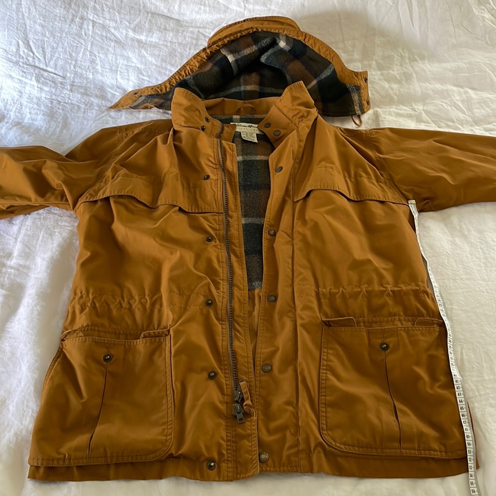 Eddie Bauer raincoat.